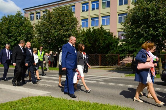 Przemarsz uczestników Jubileuszu 100-lecia Jagiełły